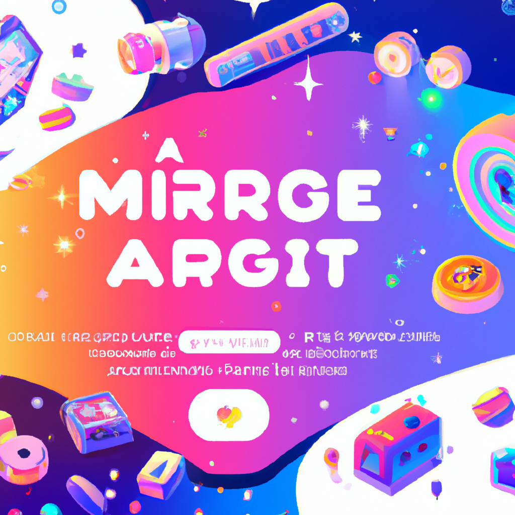 Arcade hub illustration: neon micro-arenas and players